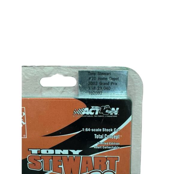 2002 Tony Stewart #20 Nascar Home Depot Pontiac Grand Prix Action Diecast Car - Picture 3 of 3